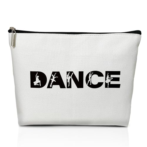 LWBEO Make-up-Tasche für Frauen, Geschenk für Kollegen, Chef, Mutter, Ehefrau, Tochter, Freunde, Besties, Kosmetiktasche, Reise-Kulturbeutel, Dance 10 von LWBEO