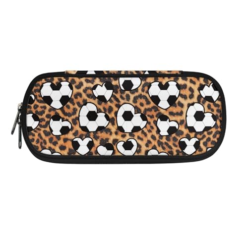 LWLFC Federmäppchen Braun Mäppchen für Mädchen mit Großer Kapazität – 3-Lagiges Design, Mehrere Fächer, Reißverschluss – Ideal für Schule, College und Reise als Stiftebox von LWLFC