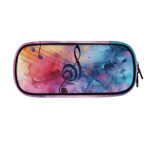 LWLFC Federmäppchen Gradient Rosa Mäppchen für Mädchen mit Großer Kapazität – 3-Lagiges Design, Mehrere Fächer, Reißverschluss – Ideal für Schule, College und Reise als Stiftebox von LWLFC