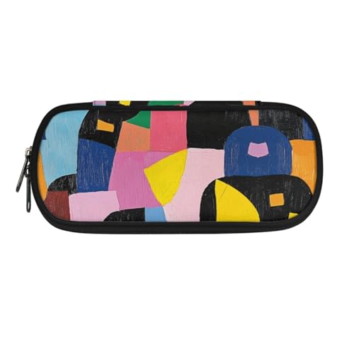 LWLFC Federmäppchen Kunst Mäppchen für Mädchen mit Großer Kapazität – 3-Lagiges Design, Mehrere Fächer, Reißverschluss – Ideal für Schule, College und Reise als Stiftebox von LWLFC