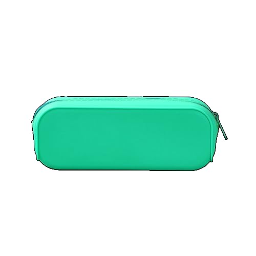 LWODANU Federmäppchen Kawaii Schreibwaren Silikon Bleistift Tasche Stift Fall Trousse Pencilcase Stress reduzieren (Grün) von LWODANU