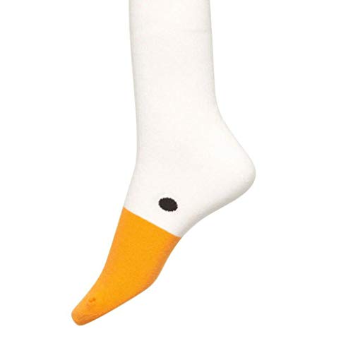 Kreative Gänsekopfsocken,Untitled Goose Game Socks Lustiges Tier Lustige, lässige Unisex-Baumwollsocke (2 Paar) von LWRhome
