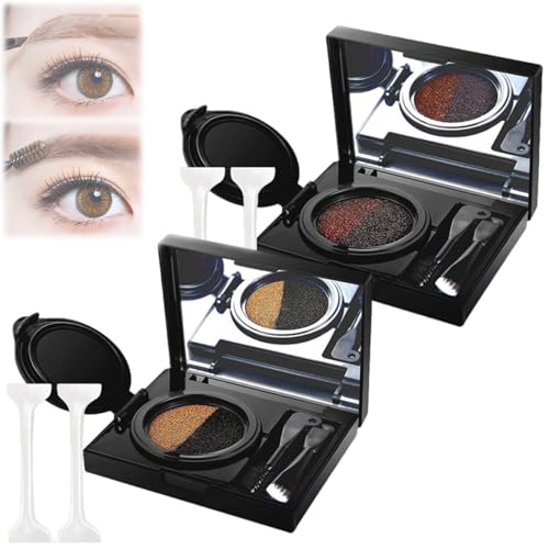 LXCJZY Eyebrow & Eyeliner Cream with Stamp, New 2 in 1 Multi-Functional Double-Headed Eyeliner Stamp, Eyeliner Cream with Stamp (Mix) von LXCJZY