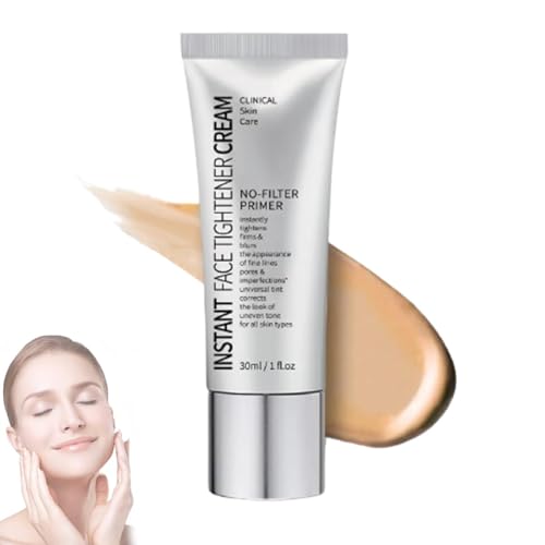 LXCJZY Face Tightener No-Filter Primer,Instant Face Tightener No-Filter Primer, Makeup Primer for Face,Skin Tightening Cream for Face for All Skin Types (1PCS) von LXCJZY