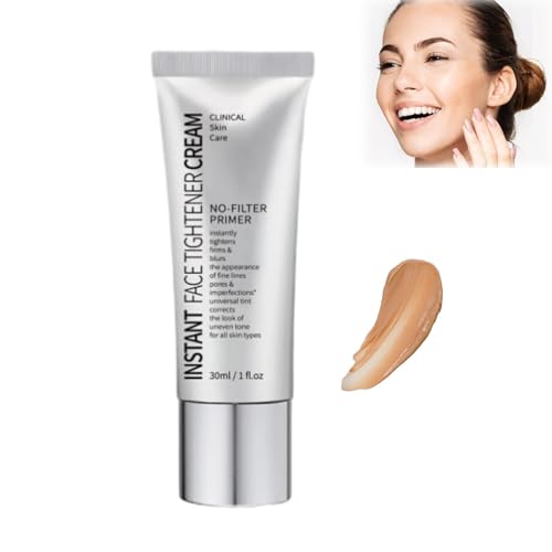 LXCJZY Face Tightener No-Filter Primer,Instant Face Tightener Primer,Face Blurring Primer for Face Before Makeup,Long Lasting Power Grip Formula for All Skin Types (1pcs, 30ml) von LXCJZY