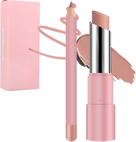 LXCJZY Genli Oil Balm, Hydrating Lip Balm & Matte Lipstick 2-in-1 Set, Waterproof Long-Lasting Lip Liner with Non-Stick Cup Technology, All-Day Moisturizing for Smooth Glossy Shine (06) von LXCJZY