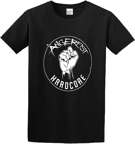 Men's Angerfist Hardcore Techno Gabber MOH Dutch Rave Scene Terror Music Raver Design Cotton T Shirt Black XXL Men's Angerfist Hardcore Techno Gabber MOH Dutch Rave Scene Terror Music Raver Design Cotton T Shirt Black XXL von LXIOZFJE