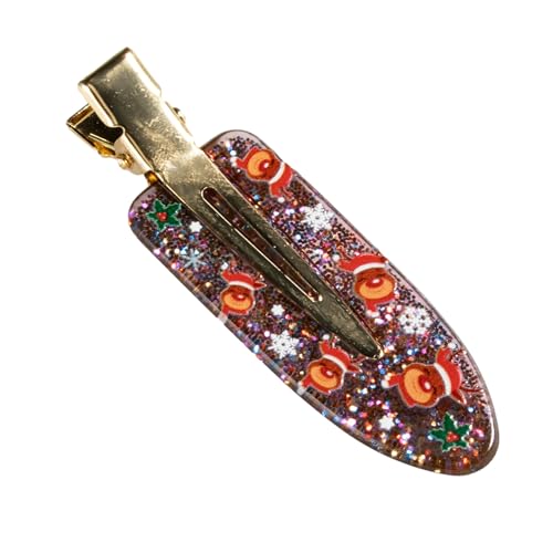 Haarspange für Mädchen, Weihnachtsbaum, keine Falten, Mistelzweig, Schmuck, Entenschnabel-Clip, Weihnachts-Haarspange, Neujahrs-Haarnadel von LXJLXD