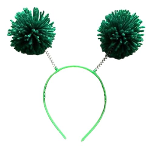 LXJLXD 2025 Juli Kostüm Stirnband Weihnachten Kopfbedeckung Neujahr Party Foto Requisiten Karaoke Party Kopfbedeckung Cosplay Zubehör (Grün) von LXJLXD