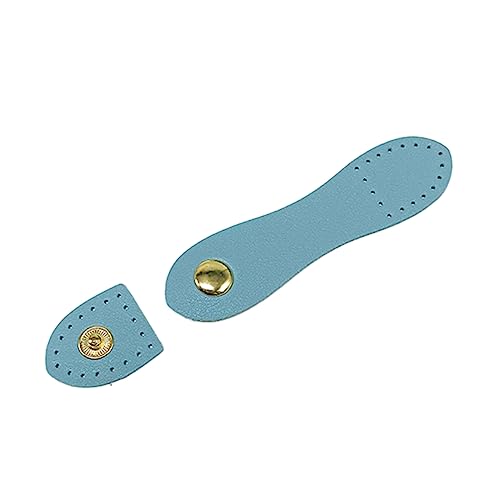 LXJLXD PU Tasche Schnalle Knöpfe Geldbörse Hasp Verschluss Damen Geldbörse Schnalle Frauen Geldbörse Handtasche Zubehör Schultertasche Schnalle Schloss, seeblau, As shown in the picture (error 1-3cm) von LXJLXD