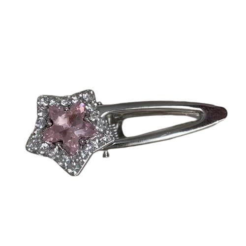 Strass Stern Haarspange Metall Entenschnabel Haarspangen Kleine Haarnadeln Kristall Haarspange Haarschmuck von LXJLXD