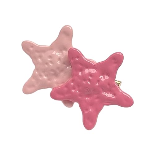 Süße Haarspange Legierung Sternform Entenschnabel Haarnadel Haarspange für Pferdeschwanz Pony Haarnadeln für Jugendliche Kinder von LXJLXD