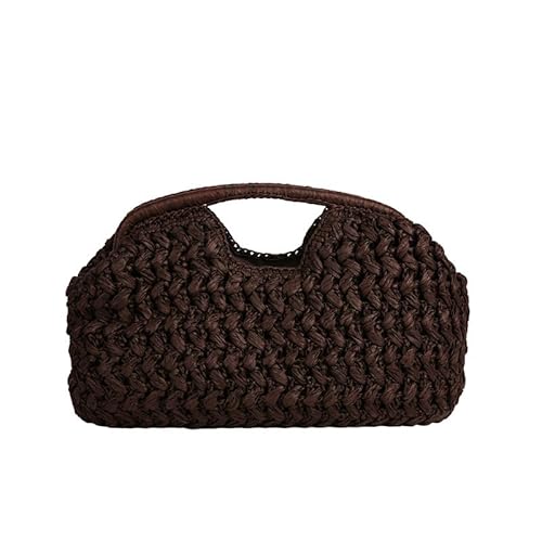 LXJYDN Lange Geldbörse Frauen Mode Stroh Clutch Strand Urlaub Handtasche von LXJYDN
