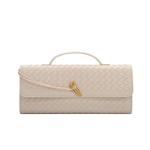 LXJYDN Lange Geldbörse Frauen Modische Pu Gewebte Lange Brieftasche Clutch Kleine Umhängetasche von LXJYDN