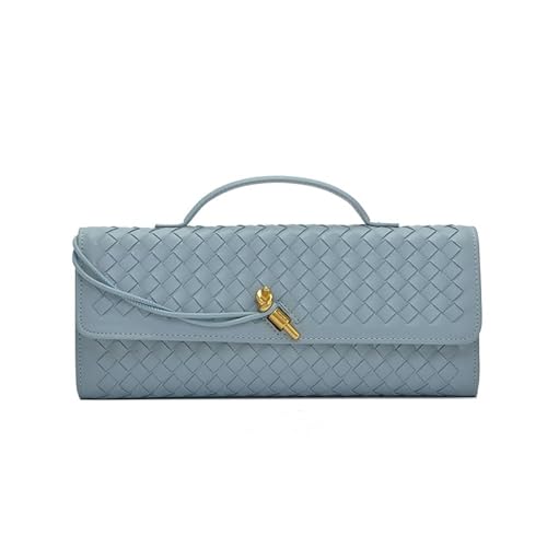 LXJYDN Lange Geldbörse Frauen Modische Pu Gewebte Lange Brieftasche Clutch Kleine Umhängetasche von LXJYDN