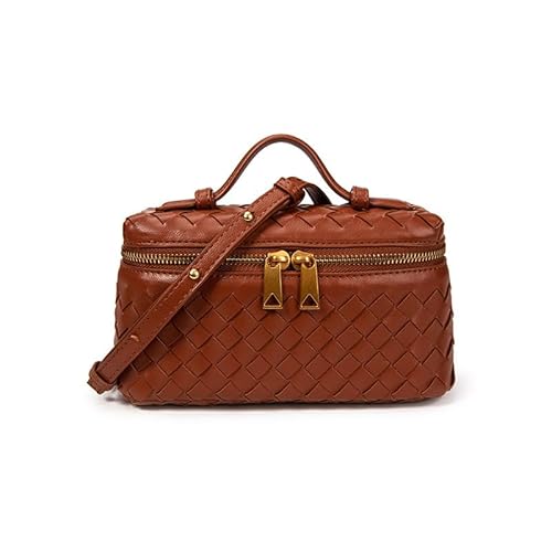 LXJYDN Schultertasche Frauen Modische Gewebte Umhängetasche Vielseitige Kleine Quadratische Tasche Kosmetiktasche von LXJYDN