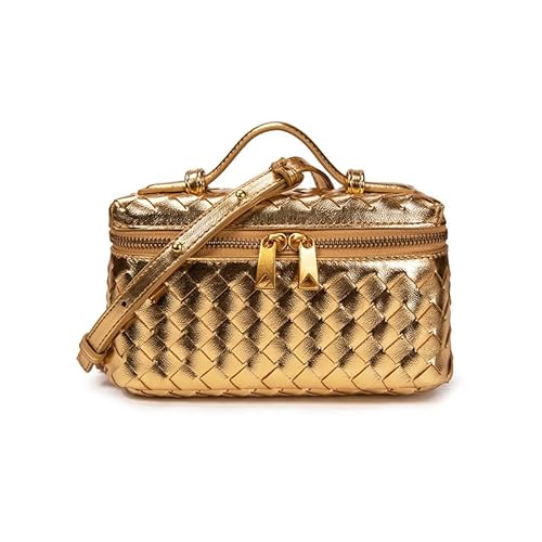 LXJYDN Schultertasche Frauen Modische Gewebte Umhängetasche Vielseitige Kleine Quadratische Tasche Kosmetiktasche von LXJYDN