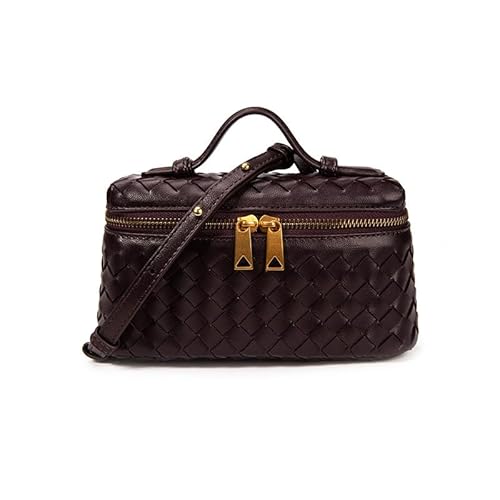 LXJYDN Schultertasche Frauen Modische Gewebte Umhängetasche Vielseitige Kleine Quadratische Tasche Kosmetiktasche von LXJYDN