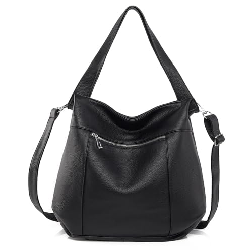 LXJYDN Schultertasche Frauen Retro Pu -Umhängetasche Große Kapazität Pendler Einkaufstasche von LXJYDN