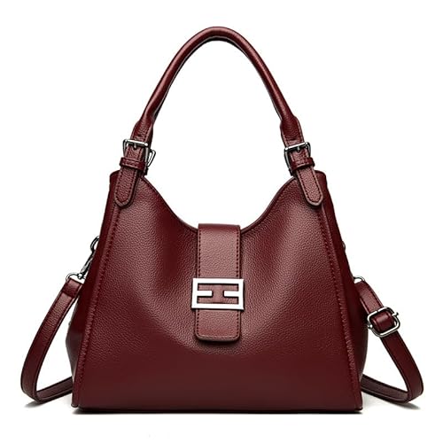 LXJYDN Schultertasche Frauen Texturierte Lederumhängetasche Vielseitiger Pendler -Unterarm -Tasche Tasche Tasche von LXJYDN