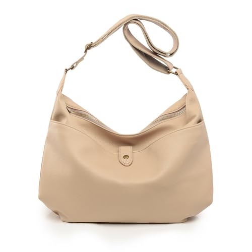 LXJYDN Schultertasche Frauen Weiche Pu -Umhängetasche Große Kapazitätsbeutel Crossbody -Tasche von LXJYDN