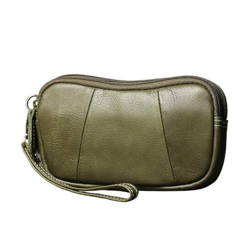 LXLAEOANG Damenhandtasche Große Kapazität Geldbörse Null Geldbörse Damenhandtasche Leder Damentasche Kartentasche Für den Abend, Feiertage(Green) von LXLAEOANG