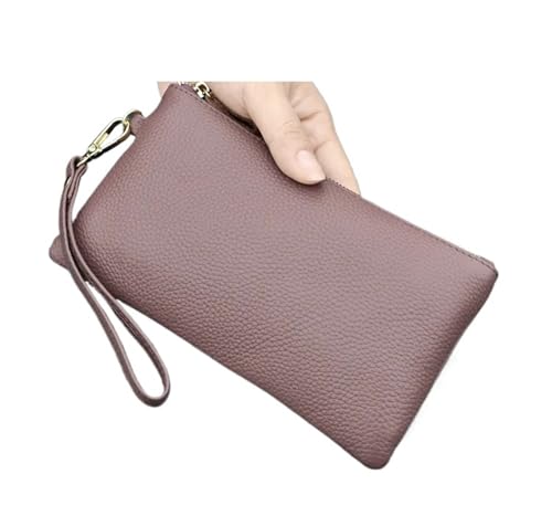 LXLAEOANG Geldbörse Damen Mini Handtasche Geldbörse Kartenhalter Handyhalter Reißverschluss Clutch Abendtaschen Kleine Armband Geldbörsen Für den Abend, Feiertage(PURPLE) von LXLAEOANG