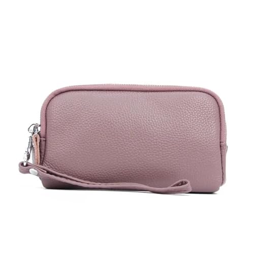 LXLAEOANG Lange Damen-Geldbörse, 3-lagig, mit Reißverschluss, Armbandtasche, große Kapazität, Clutch, Geldbörse, Handytasche, Schwarz Für den Abend, Feiertage(Purple) von LXLAEOANG