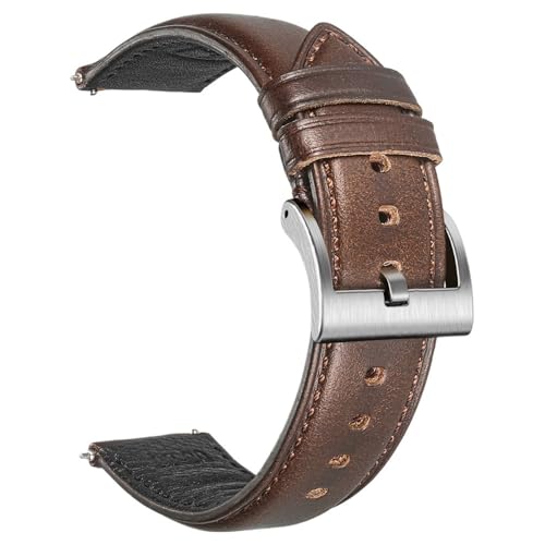 LXLAEOANG PU Leather Watch Bands Quick Release Leather Wrist Straps 18mm 19mm 20mm 21mm 22mm(Color 2,21mm) von LXLAEOANG