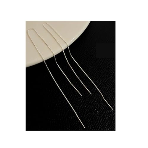 Tropfenohrringe for Frauen Romantische Weizenohrform Lange Quaste Ohrlinie Weiblicher Schmuck Damen(18cm) von LXLAEOANG