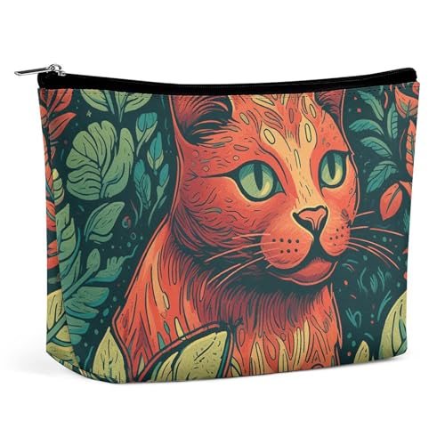 LXTDPBK Kosmetiktasche, Reise-Make-up-Tasche, wasserdicht, Kulturbeutel, Schwimmen, Orange, Make-up-Organizer, tragbar, Kulturbeutel, große Kapazität, Reißverschlusstasche für Damen und Herren, Green von LXTDPBK