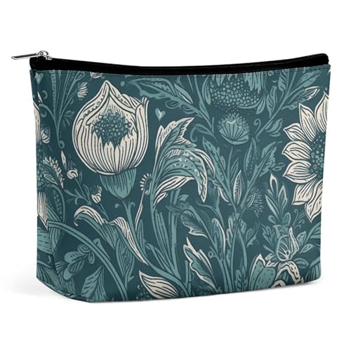 LXTDPBK Kosmetiktasche, Reise-Make-up-Tasche, wasserdicht, Kulturbeutel, blaue Augen, Bobcat-Make-up-Organizer, tragbar, Kulturbeutel, große Kapazität, Reißverschlusstasche für Damen und Herren, von LXTDPBK