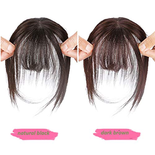 Clip-in-Haarteil, 3D-Pony, Echthaar, für Frauen, 7,6 x 10,2 cm, Dunkelbraun Clip-in-Haarteil, 3D-Pony, Echthaar, für Frauen, 7,6 x 10,2 cm, Dunkelbraun von LXUE