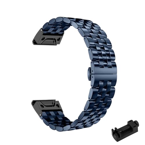 Armbänder für Garmin Tactix 7 Pro/Enduro Armband Edelstahl Metall für Garmin Enduro Bänder Einstellbar Ersatzarmbänder Kompatibel mit Garmin Tactix 7 Pro/Enduro Uhrenarmband für Damen Herren (3) von LXURY