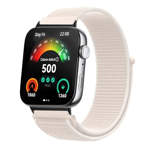 LXURY Armbänder für Huawei Watch Fit 3 Armband Weich Nylon Verstellbare Atmungsaktive Sport Ersatzarmband Kompatibel mit Huawei Watch Fit 3 Uhrenarmband für Damen Herren (6) von LXURY