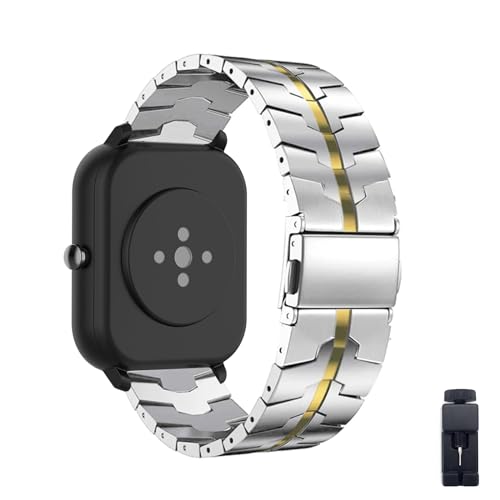 LXURY Edelstahl Armband für Redmi Watch 4 - Metall Ersatzarmband - Verstellbar - Kompatibel mit Redmi Watch 4 - Uhrenarmband (7) von LXURY