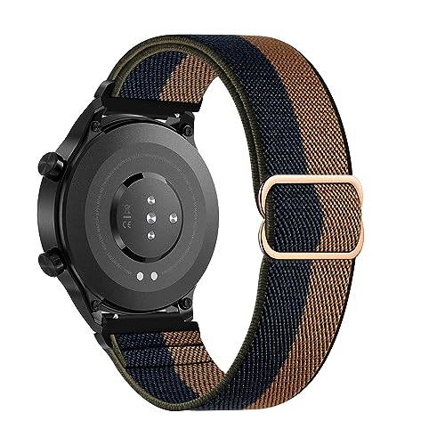 LXURY Elastisch Armband für Amazfit GTR 4/GTR 3/GTR 3 pro Armband, Dehnbar Nylon Stoff Band Herren/Damen Verstellbar Sport Ersatzarmband Kompatibel mit Amazfit GTR 4/GTR 3/GTR 3 pro Uhrenarmband (J) von LXURY
