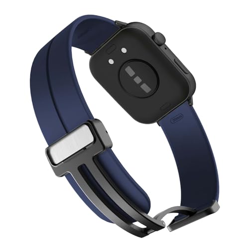 LXURY Magnetische Armbänder für Huawei Watch Fit 3 Armband, Weiche Silikon Einstellbar Sport Ersatzarmband Kompatibel mit Huawei Watch Fit 3 Uhrenarmband für Männer und Frauen (13) von LXURY