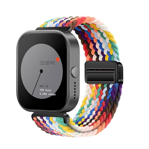 LXURY Nylon Armbänder Kompatibel mit Nothing Watch Pro Armband mit Magnet Schnalle für Nothing Watch Pro, Elastisches Stoff Sport Ersatzarmband für Nothing Watch Pro Band (21) von LXURY