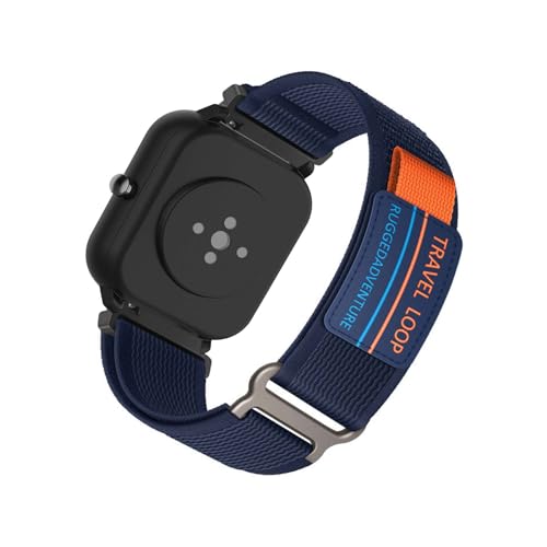 LXURY Nylon Armbänder für Amazfit GTS 4/ GTS 4 Mini Armband, Weiches Stoff mit Verstellbar Verschluss Damen Herren Sport Ersatzarmband Kompatibel mit Amazfit GTS 4/ GTS 4 Mini Uhrenarmband (9) von LXURY