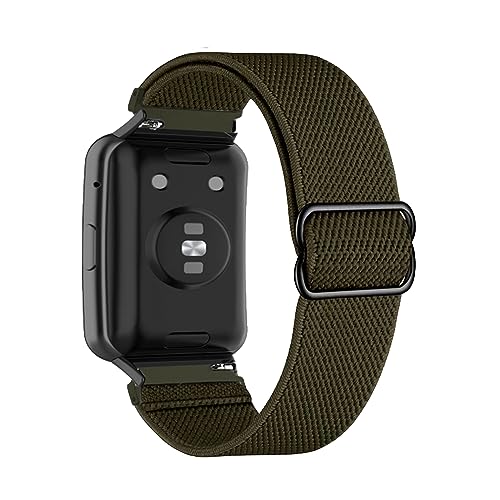 LXURY Nylon Armbänder für Huawei Watch Fit/Fit Elegant/Fit New Armband Elastisch Nylon Sport Loop für Huawei Watch Fit Band Verstellbare Ersatzarmband Kompatibel mit Huawei Watch Fit Uhrenarmband (T) LXURY Nylon Armbänder für Huawei Watch Fit/Fit Elegant/Fit New Armband Elastisch Nylon Sport Loop für Huawei Watch Fit Band Verstellbare Ersatzarmband Kompatibel mit Huawei Watch Fit Uhrenarmband (T) von LXURY
