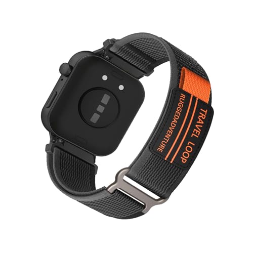 LXURY Nylon Armbänder für Huawei Watch Fit 3 Armband, Weiches Stoff mit Verstellbar Verschluss Damen Herren Sport Ersatzarmband Kompatibel mit Huawei Watch Fit 3 Uhrenarmband (7) von LXURY
