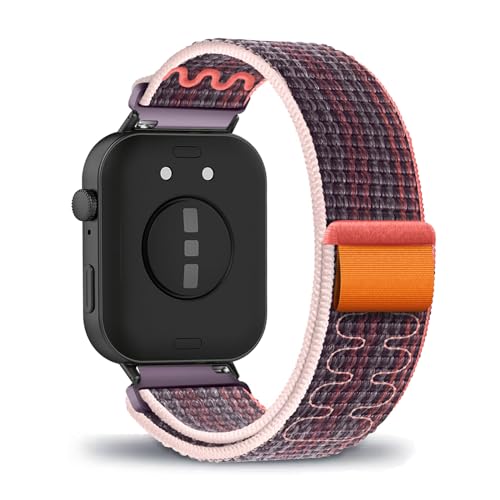 LXURY Nylon Armbänder für Huawei Watch Fit 3 Armband Weich Fabric Atmungsaktiv Verstellbarer Loop Sport Ersatzarmband Kompatibel mit Huawei Watch Fit 3 Uhrenarmband (1) von LXURY
