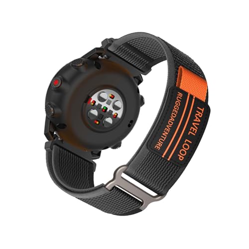 LXURY Nylon Armbänder für Polar Grit X/Grit X Pro Armband, Weiches Stoff mit Verstellbar Verschluss Damen Herren Sport Ersatzarmband Kompatibel mit Polar Grit X/Grit X Pro Uhrenarmband (2) von LXURY