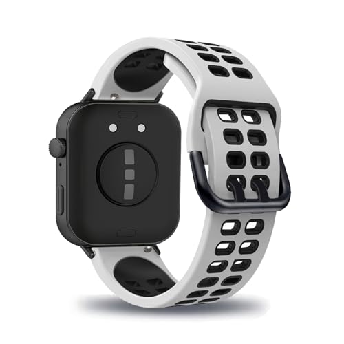 LXURY Silikon Armbänder für Huawei Watch Fit 3 Armband Atmungsaktives Doppelloch Verstellbar Bänder für Huawei Watch Fit 3 Sport Ersatzarmband Kompatibel mit Huawei Watch Fit 3 Uhrenarmband (9) von LXURY