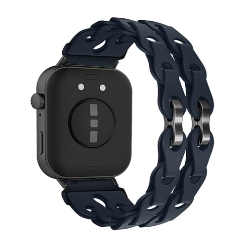 LXURY Sport Armbänder für Huawei Watch Fit 3 Armband, Weich Atmungsaktiv Silikon mit Verstellbares Metallschnalle Ersatzarmband Kompatibel mit Huawei Watch Fit 3 Uhrenarmband für Damen/Herren (2) von LXURY