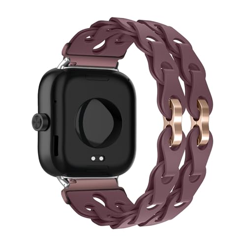 LXURY Sport Armbänder für Xiaomi Redmi Watch 4 Armband, Weich Atmungsaktiv Silikon mit Verstellbares Metallschnalle Ersatzarmband Kompatibel mit Xiaomi Redmi Watch 4 Uhrenarmband für Damen/Herren (1) LXURY Sport Armbänder für Xiaomi Redmi Watch 4 Armband, Weich Atmungsaktiv Silikon mit Verstellbares Metallschnalle Ersatzarmband Kompatibel mit Xiaomi Redmi Watch 4 Uhrenarmband für Damen/Herren (1) von LXURY