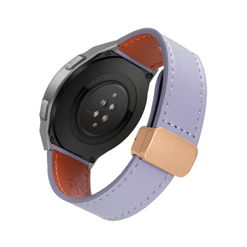 Magnetisch Lederarmband für Huawei Watch GT 2e Armband, Elegante Leder Armbänder für Herren Damen Verstellbarer Ersatzarmband Kompatibel mit Huawei Watch GT 2e Uhrenarmband (10) von LXURY