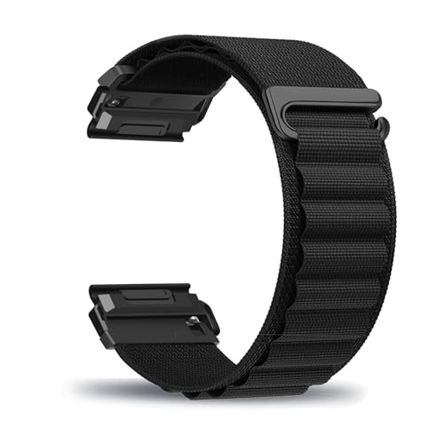 Nylon Armbänder für Garmin Fenix 7S/7S Solar/7S Sapphire Solar Armband, Elastisch Geflochten Herren Damen Alpine Loop mit Verstellbar Metallschnalle Ersatzarmband mit Garmin Fenix 7S Uhrenarmband (9) von LXURY