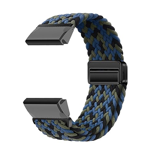 Nylon Armband Kompatibel mit Garmin EPIX Gen 2,Sport Elastisches Nylon Stoff Ersatzband für Garmin EPIX Gen 2 Band Herren/Damen und Magnet Schnalle für Garmin EPIX Gen 2 (16) von LXURY